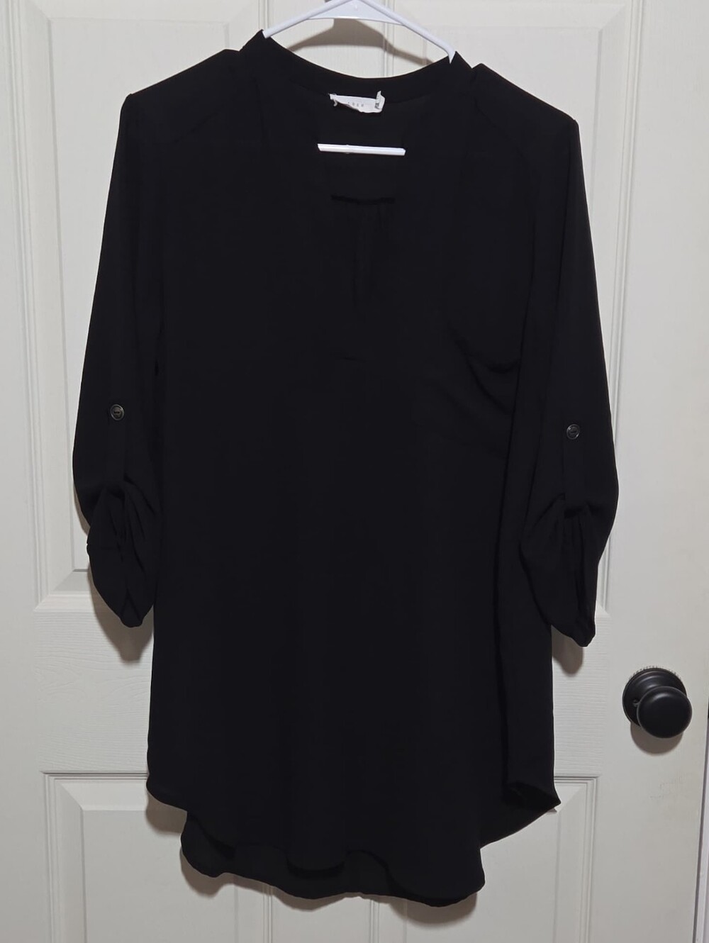 black lush blouse